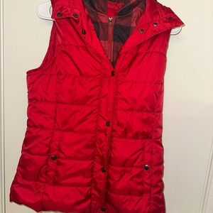 Arizona Jean Company Red Women's Quilted Vest